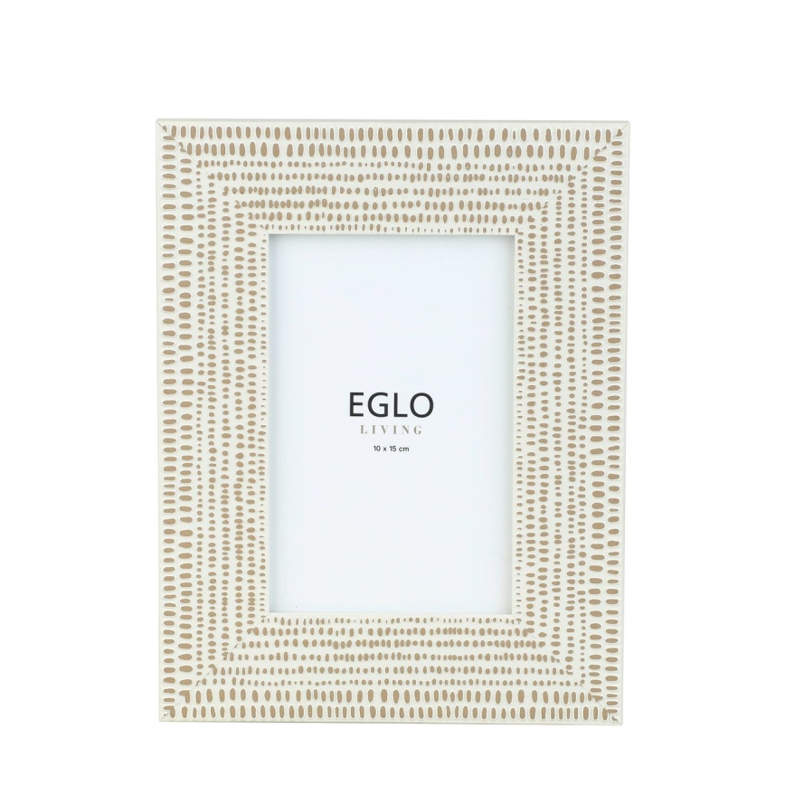 Eglo - Cadre photo 10x15 cm crème
