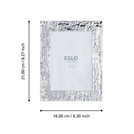 Eglo 423222 - Cadre photo BUGRINO 13x18 cm argenté
