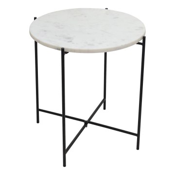 Eglo 424001 - Table d'appoint TOWADA 44 cm décor marbre/noir