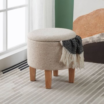 Eglo 424032 - Tabouret MASHIKE 40x39 cm beige