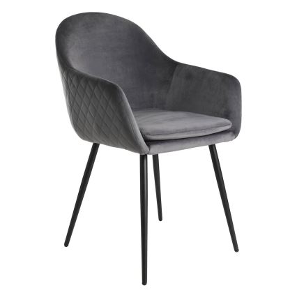 Eglo - Chaise de salle à manger 87,5x58,5 cm grise