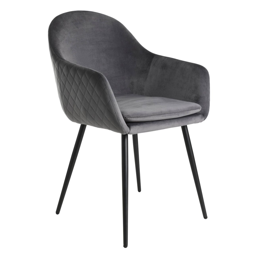 Eglo - Chaise de salle à manger 87,5x58,5 cm grise