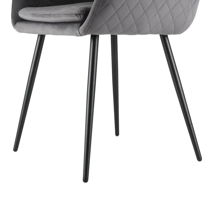 Eglo - Chaise de salle à manger 87,5x58,5 cm grise