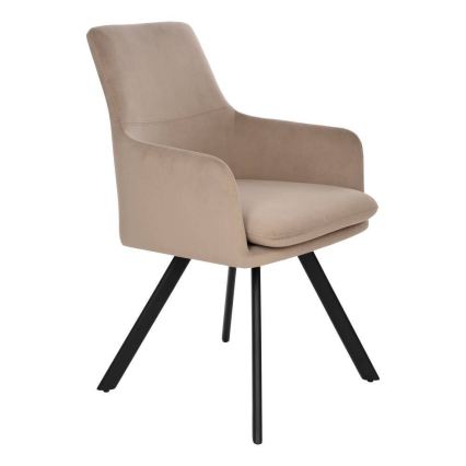 Eglo 424942 - Fauteuil APALIT 86x60 cm beige/noir