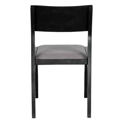 Eglo - Chaise de salle à manger 84x55 cm noire/grise