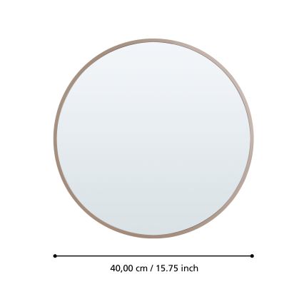 Eglo 425058 - Miroir mural BANI Ø 40 cm beige