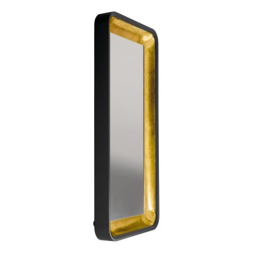 Eglo 425063 - Miroir mural BONTANG 120 x 60 cm noir/doré