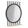 Eglo 425065 - Miroir HUNWICK 45,4x57 cm noir/tilleul