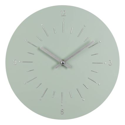 Eglo - Horloge murale 1xAA d. 30 cm vert
