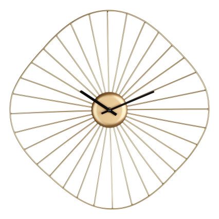 Eglo - Horloge murale 1xAA 50x50 cm doré