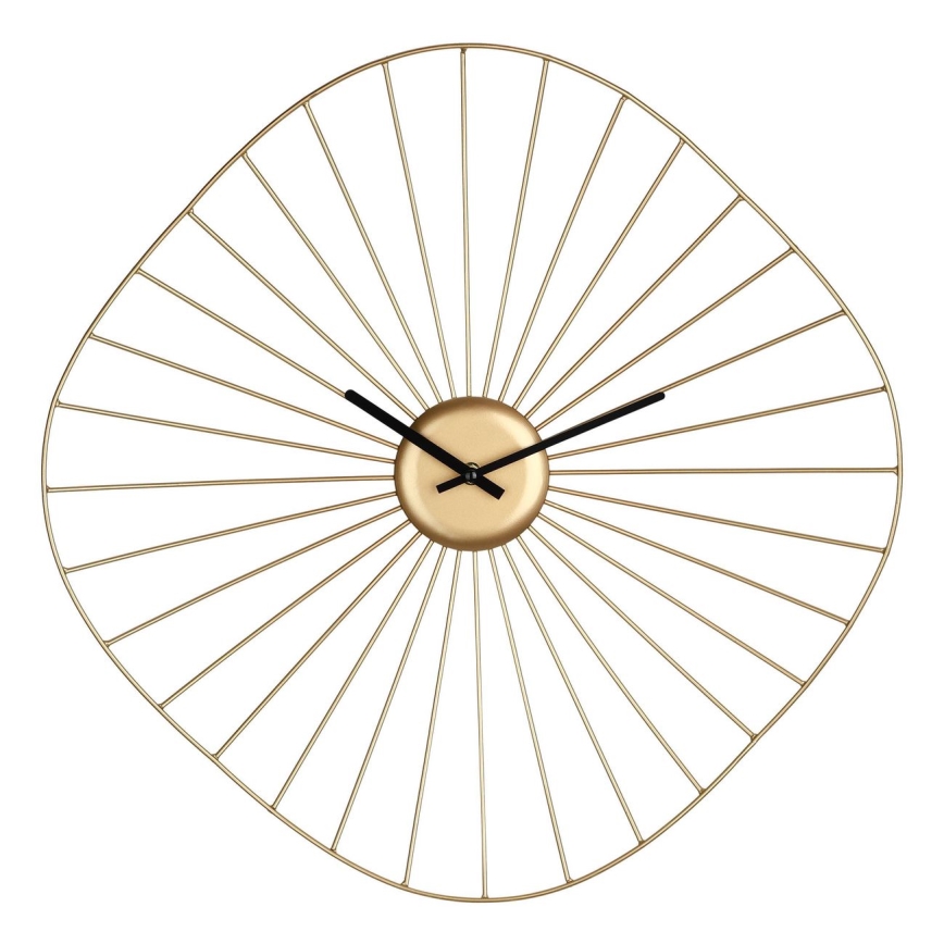 Eglo - Horloge murale 1xAA 50x50 cm doré