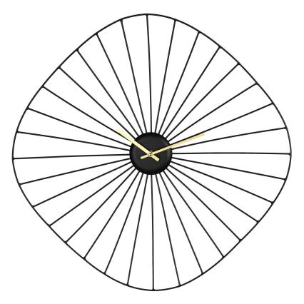 Eglo - Horloge murale 1xAA 60x60 cm noir