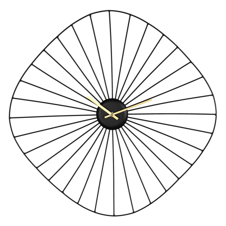 Eglo - Horloge murale 1xAA 60x60 cm noir