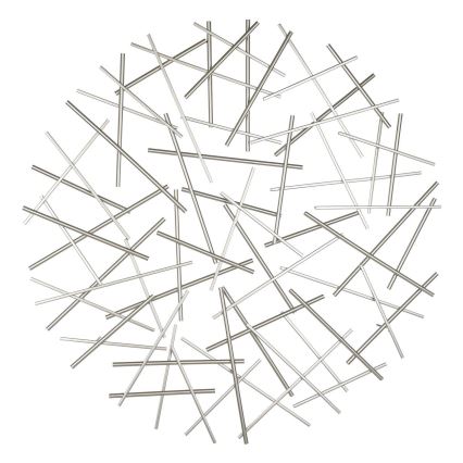Eglo -  Décoration murale d. 81 cm chrome mat