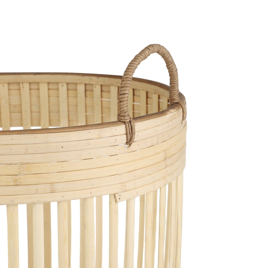 Eglo - Panier décoratif 50x36 cm bambou