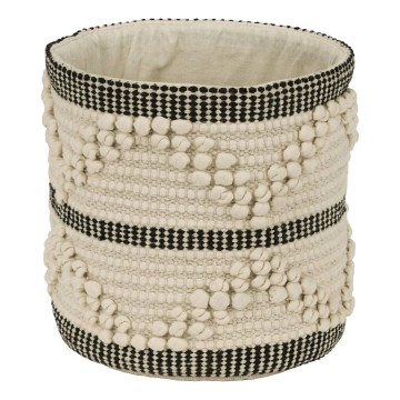 Eglo 426563 - Panier décoratif TOYAMA 20x20 cm beige/noir