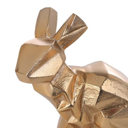 Eglo - Décoration en métal 17,5x16 cm lapin/doré