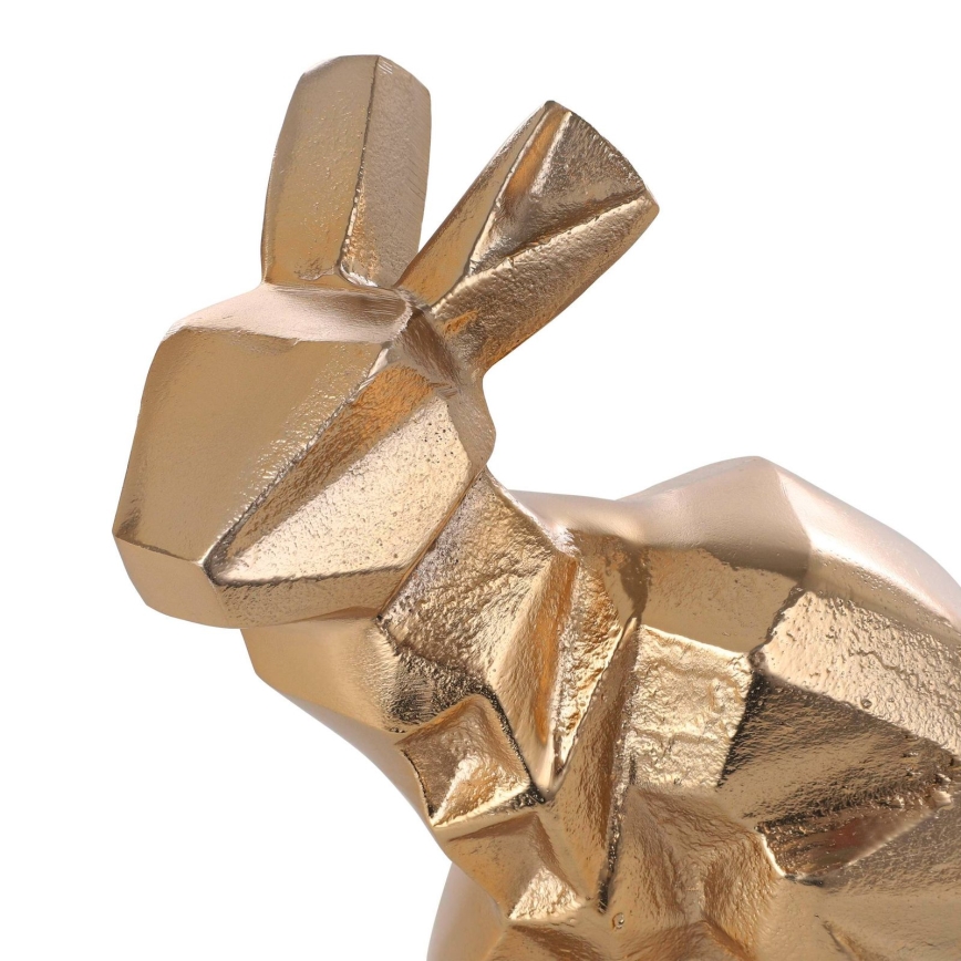Eglo - Décoration en métal 17,5x16 cm lapin/doré