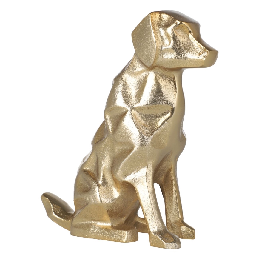 Eglo - Décoration en métal 24,5x20 cm chien/doré