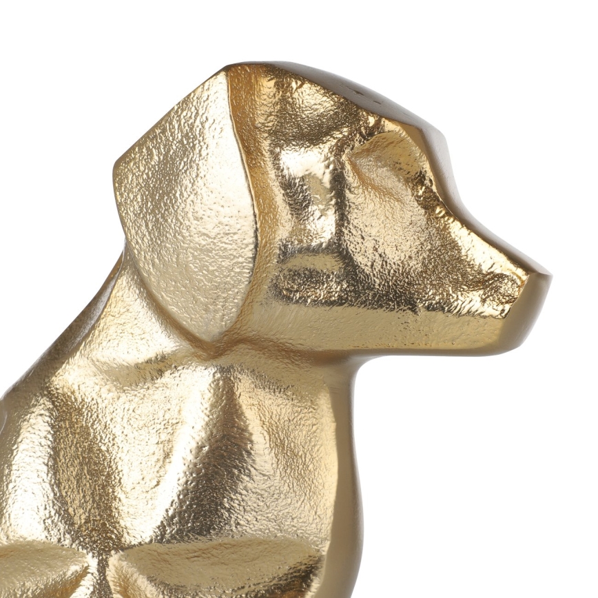 Eglo - Décoration en métal 24,5x20 cm chien/doré