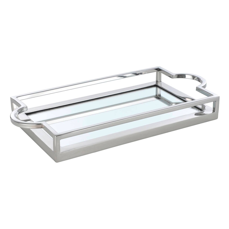 Eglo - Plateau décoratif 23x45 cm chrome brillant