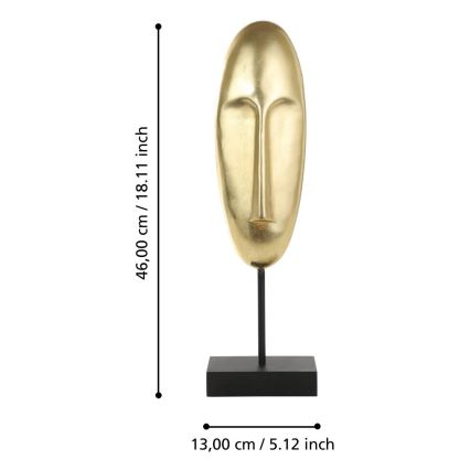Eglo 427077 - Décoration GIFU 46x13 cm dorée/noire