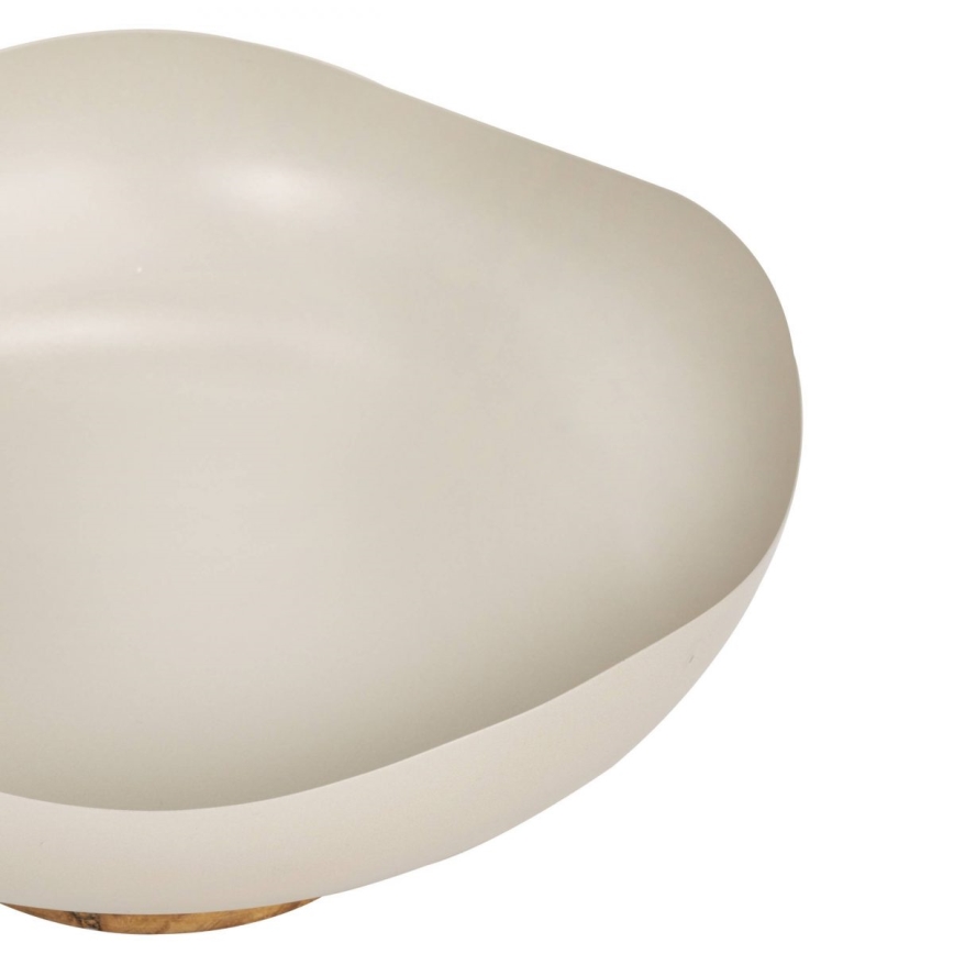 Eglo - Plateau décoratif d. 25 cm beige