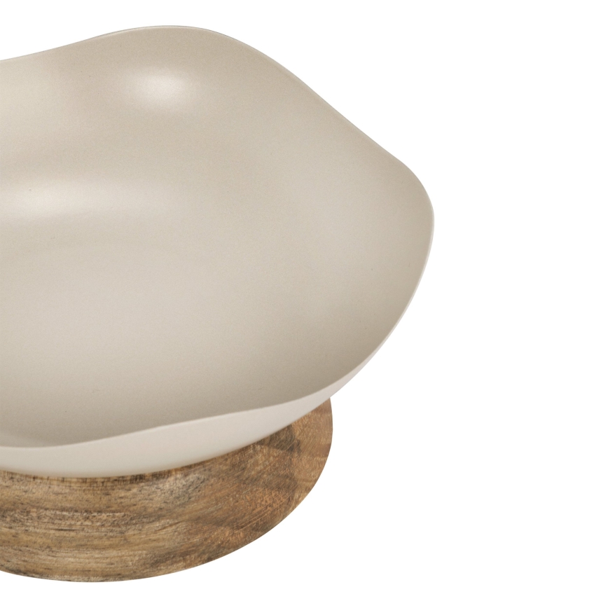 Eglo - Plateau décoratif d. 14,5 cm beige