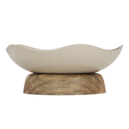 Eglo - Plateau décoratif d. 14,5 cm beige