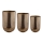 Eglo 428097 - ENSEMBLE DE 3 VASES EN MÉTAL OKAYAMA 77x51 cm couleur bronze