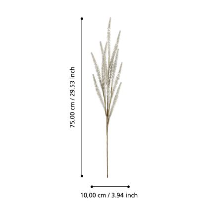 Eglo - Fleur artificielle 75 cm doré