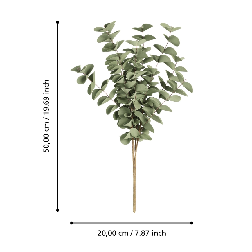 Eglo - Fleur artificielle 50 cm vert