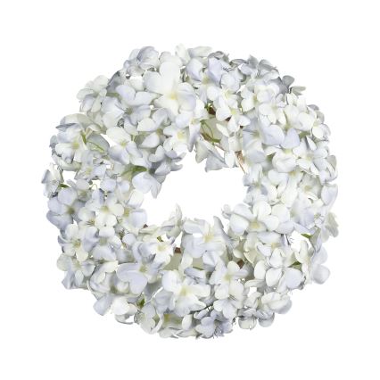 Eglo - Couronne de fleurs artificielles d. 35 cm bleu