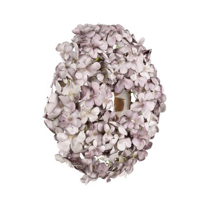 Eglo - Couronne de fleurs artificielles d. 35 cm violet