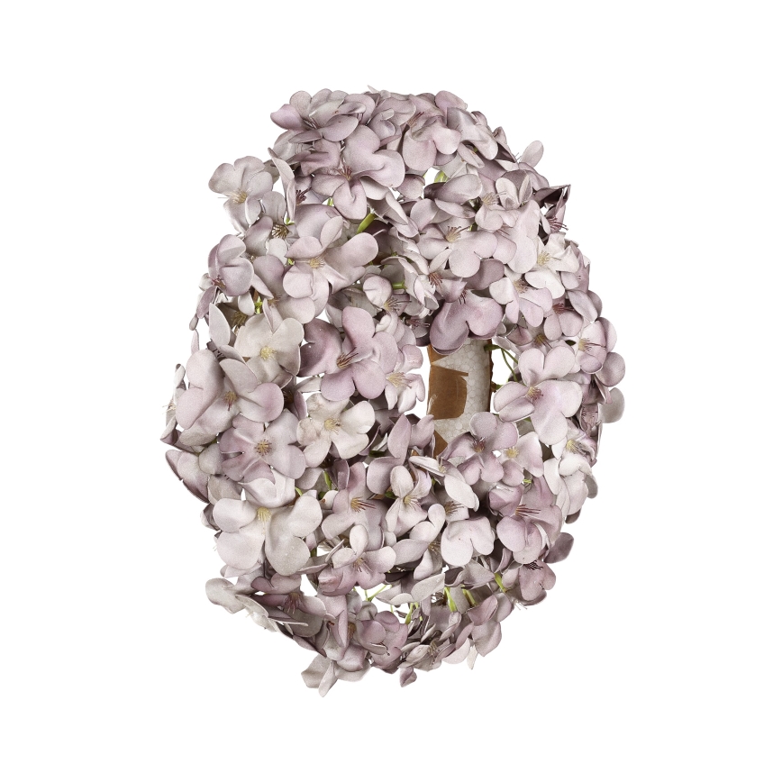 Eglo - Couronne de fleurs artificielles d. 35 cm violet