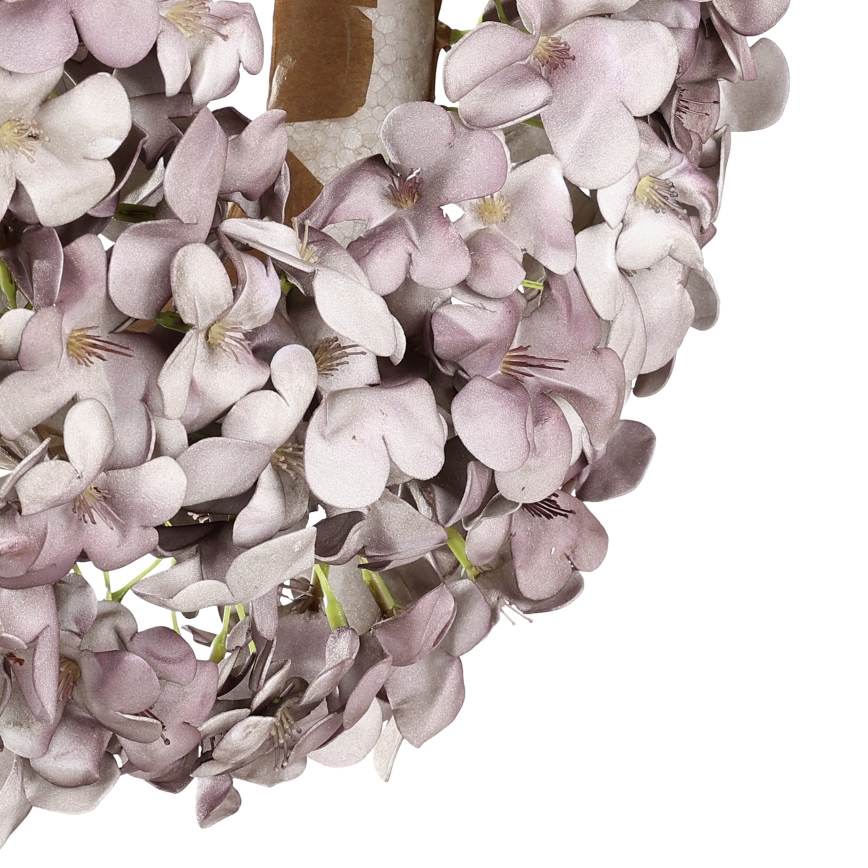 Eglo - Couronne de fleurs artificielles d. 35 cm violet