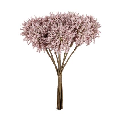 Eglo - Fleur artificielle 19 cm rose