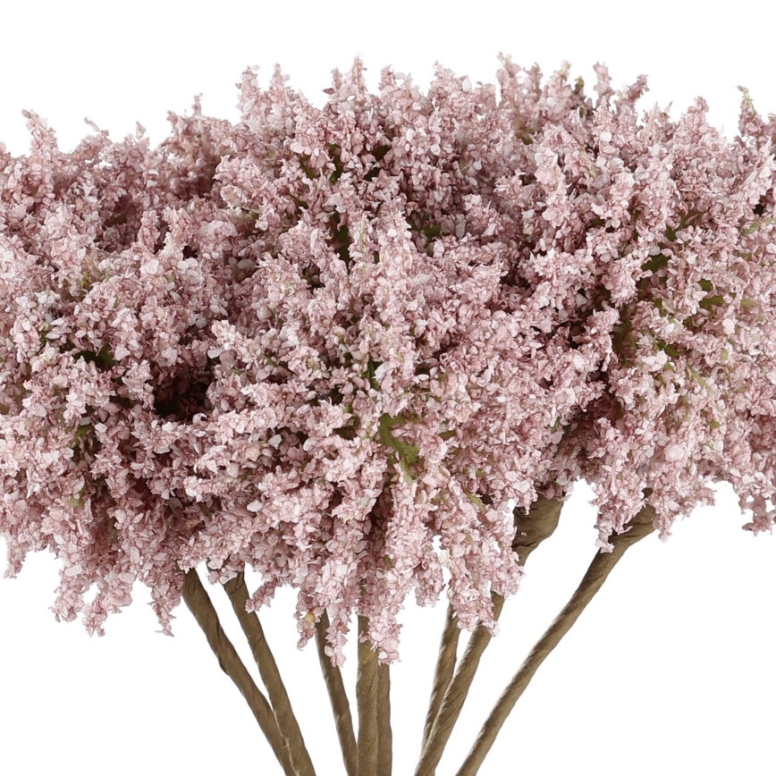 Eglo - Fleur artificielle 19 cm rose