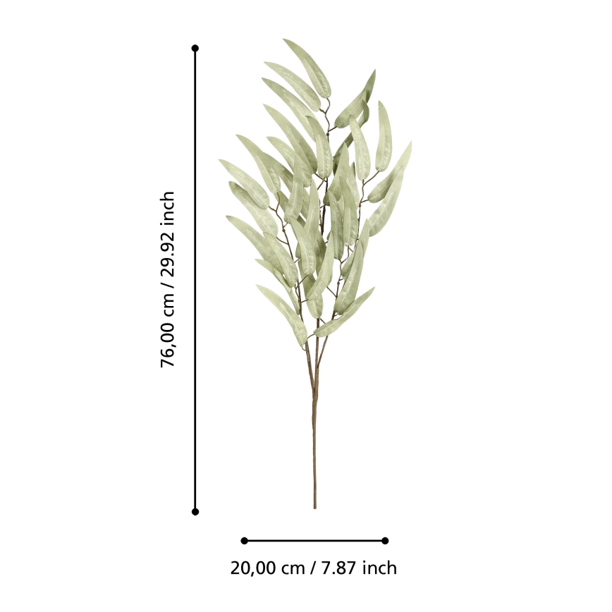 Eglo - Fleur artificielle 76 cm vert