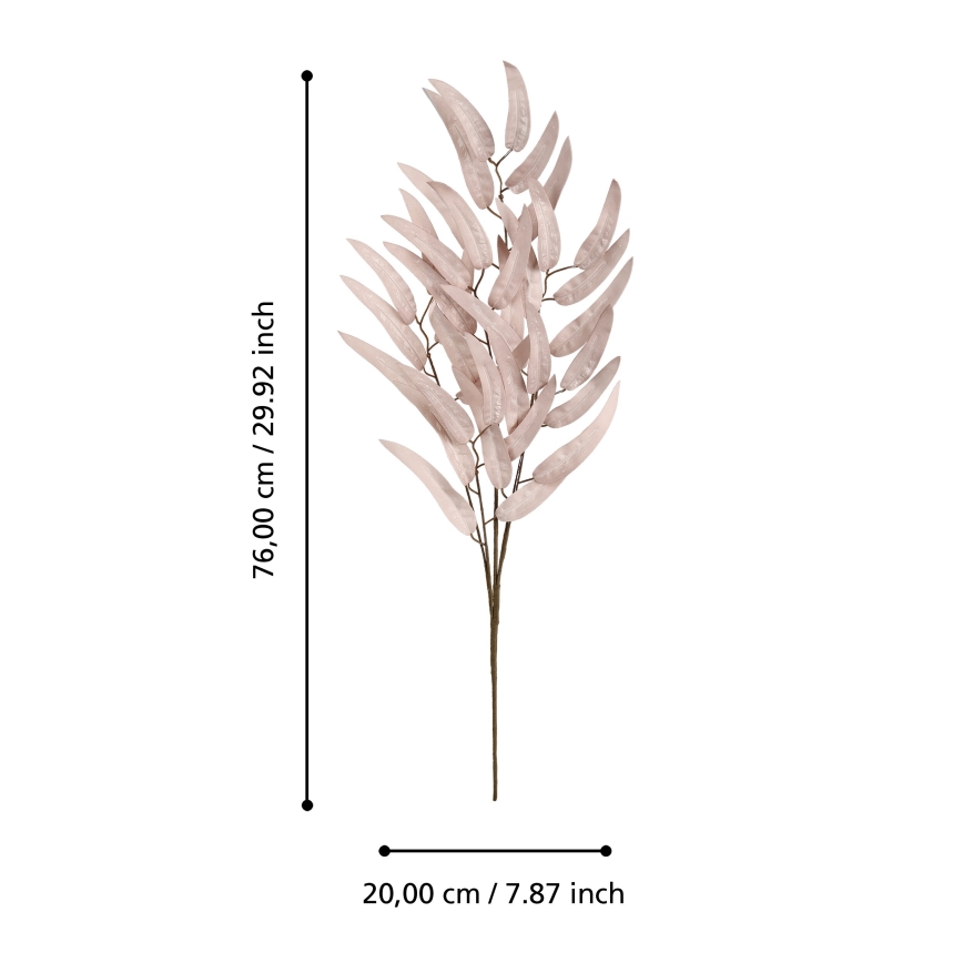 Eglo - Fleur artificielle 76 cm rose