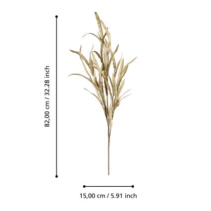 Eglo - Fleur artificielle 82 cm beige