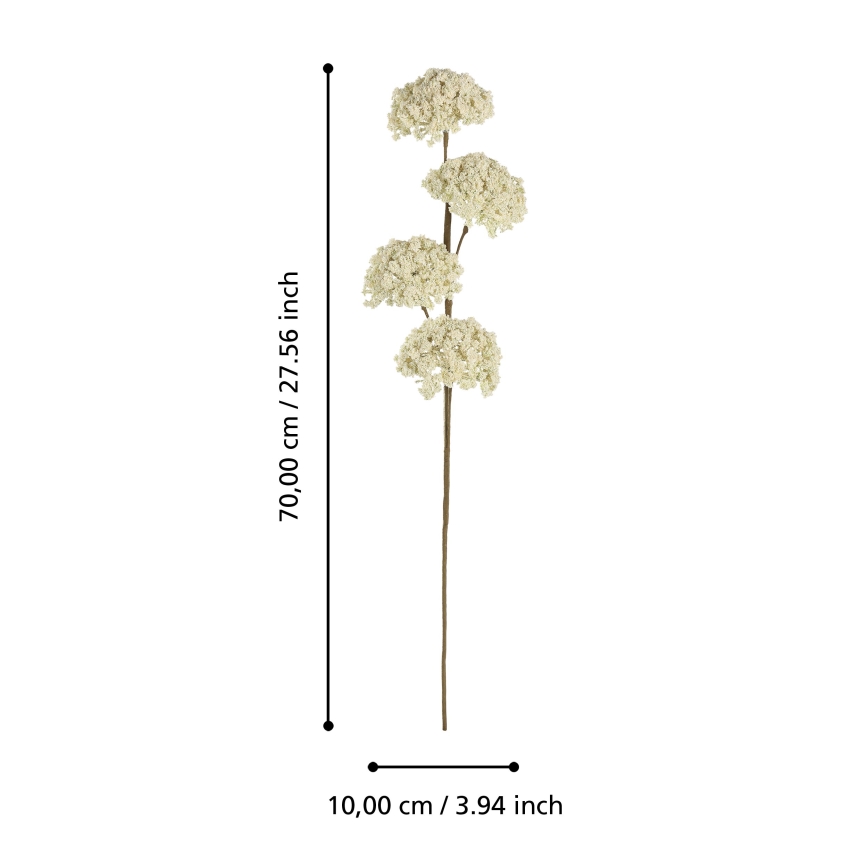 Eglo - Fleur artificielle 70 cm jaune