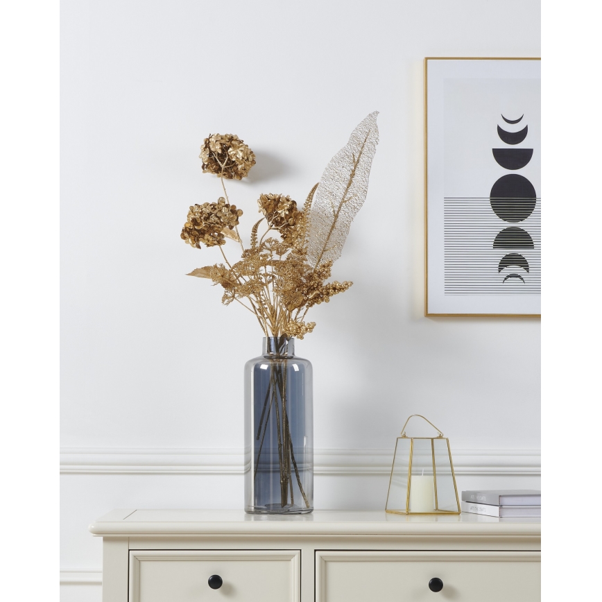 Eglo - Fleur artificielle 69 cm argent