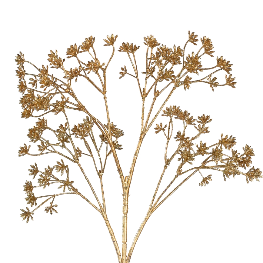 Eglo - Fleur artificielle 53 cm doré