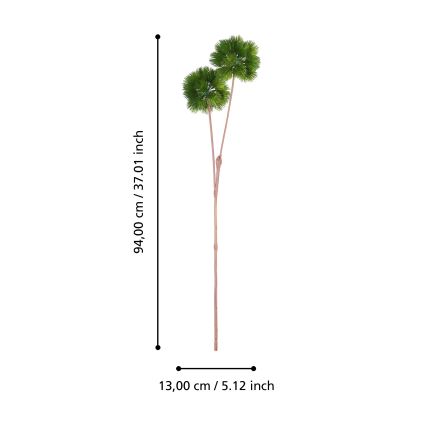 Eglo - Fleur artificielle 94 cm vert