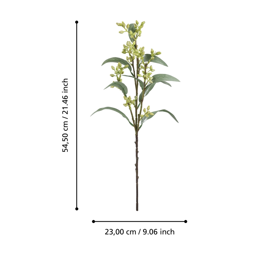 Eglo - Fleur artificielle 54,5 cm vert