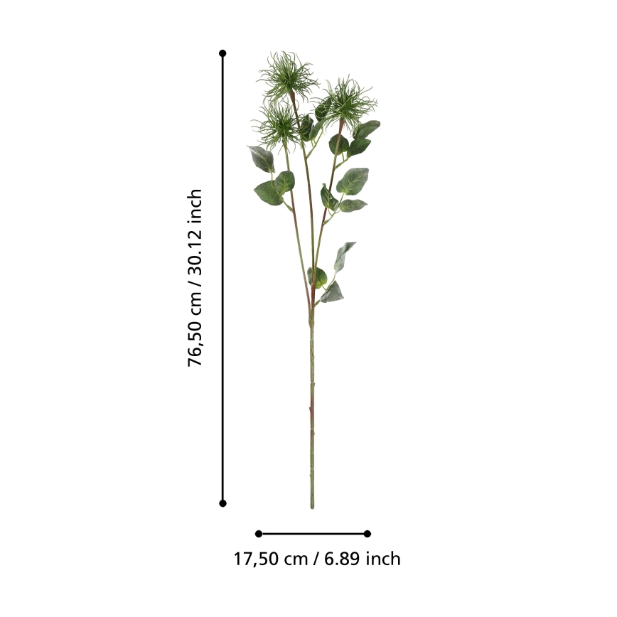 Eglo - Fleur artificielle 76,5 cm vert