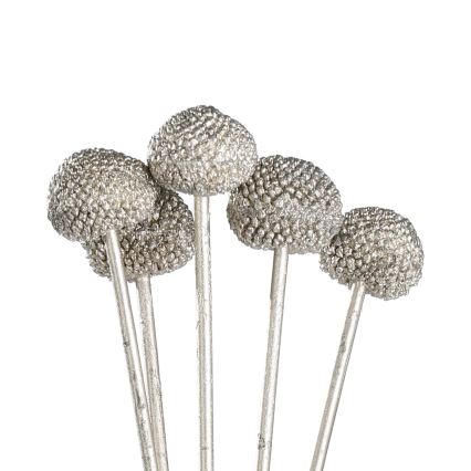 Eglo - Fleur artificielle 58,5 cm argent