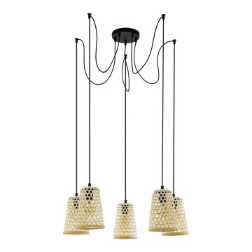 Eglo 43255 - Suspension avec fil CLAVERDON 5xE27/40W/230V