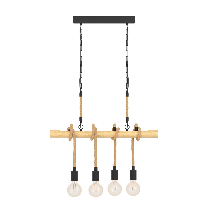 Eglo 43318 - Lustre à chaîne YOUNGSTOWN 4xE27/40W/230V